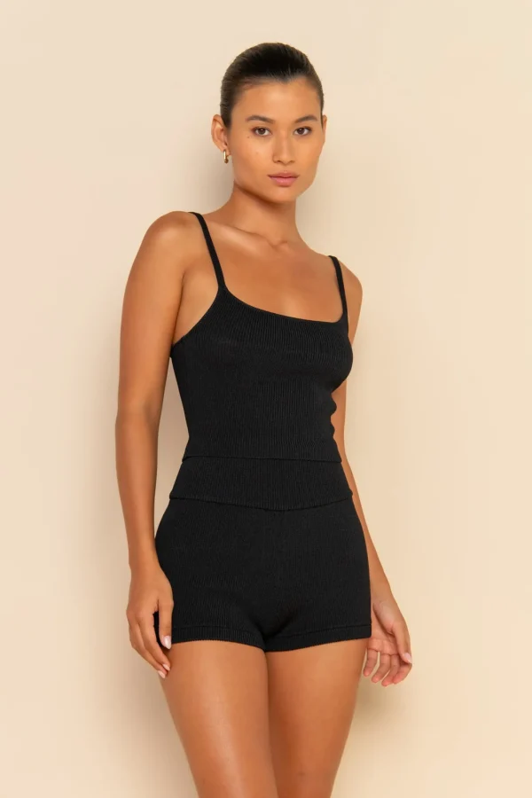 ELCE Swim PRE ORDER // SOL KNIT TANK - BLACK* Tops