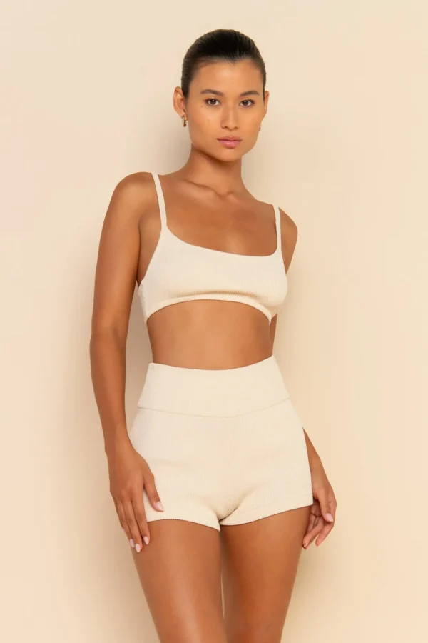 ELCE Swim SOL KNIT CROP - MILK* Tops